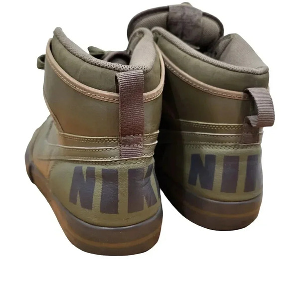 RARE BIG NIKE High AC - Tonal Green - Men's US shoe sz 10 2012 - Picture 9 of 11